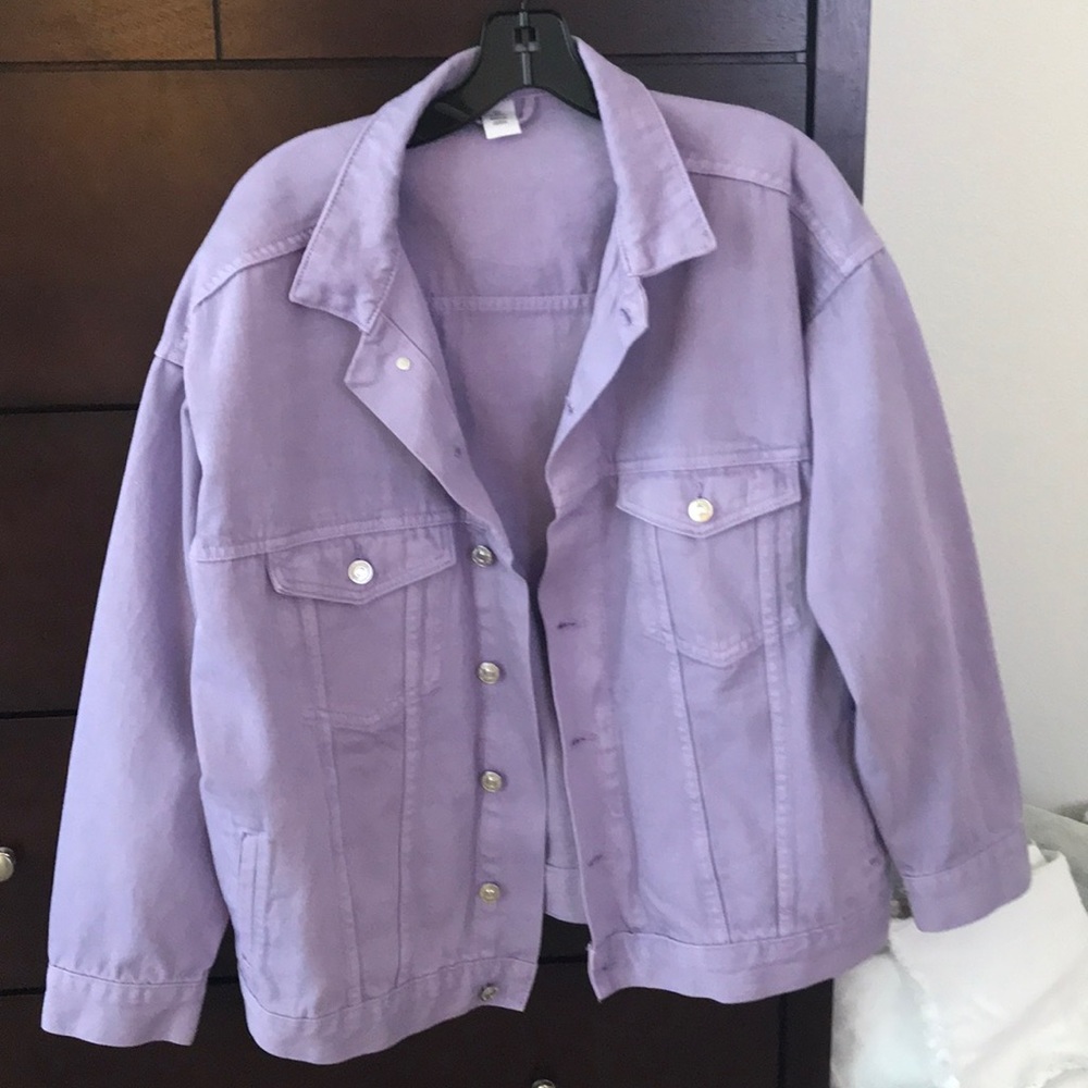 Light Purple Denim Jacket (S)